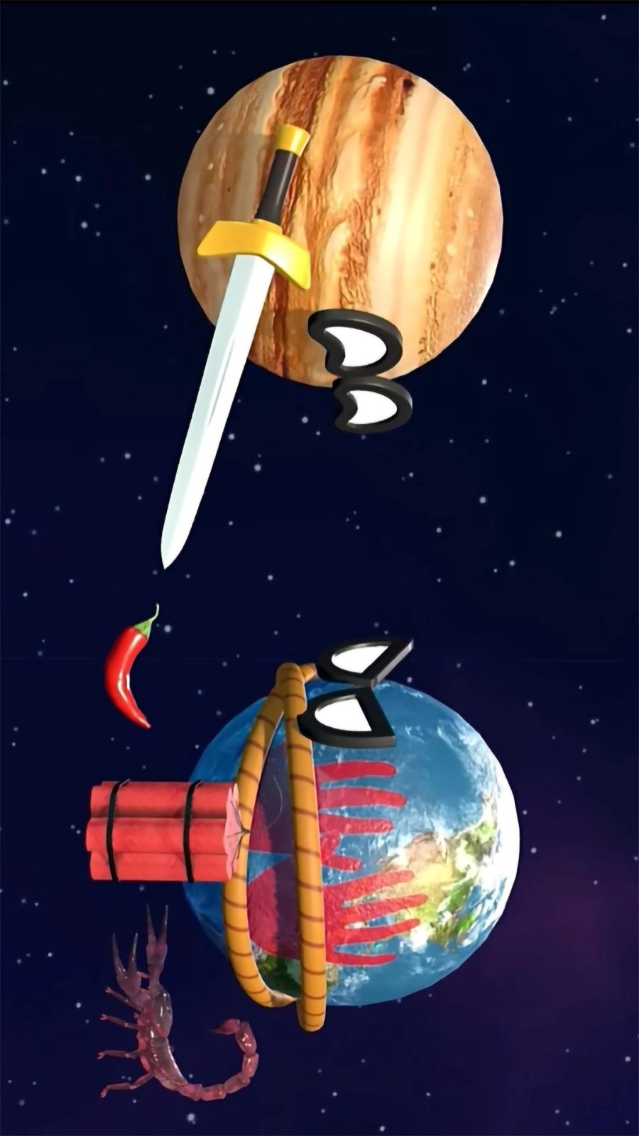 爆炸毁灭星球模拟(3)