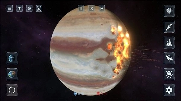 行星爆炸模拟器游戏图1