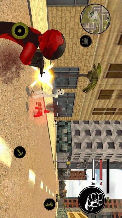 火柴人超级绳索英雄游戏