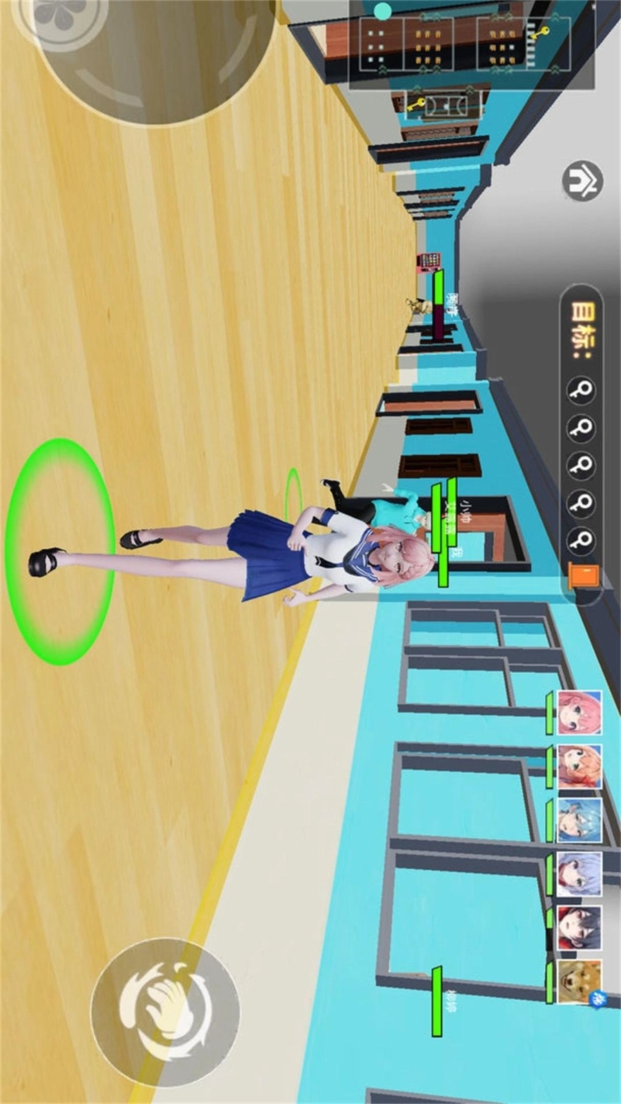 樱校参观跑酷游戏图2