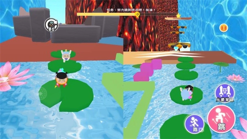 双人闯关挑战游戏图2