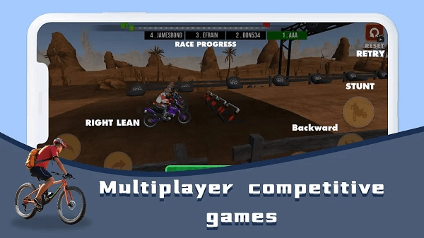 惊险越野赛游戏图2