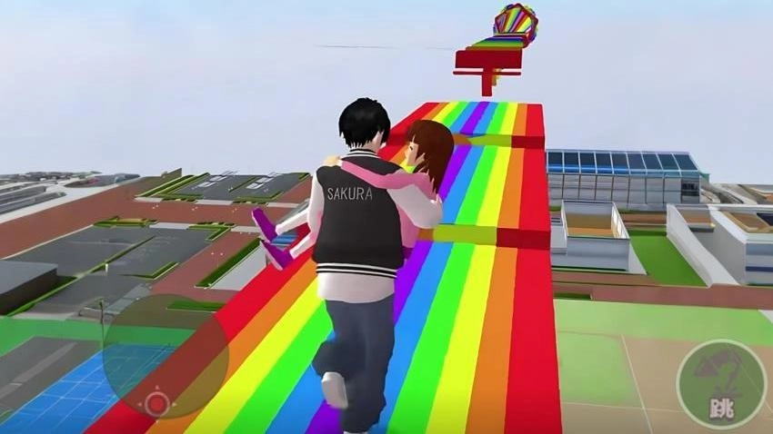 彩虹接力跑酷游戏图1