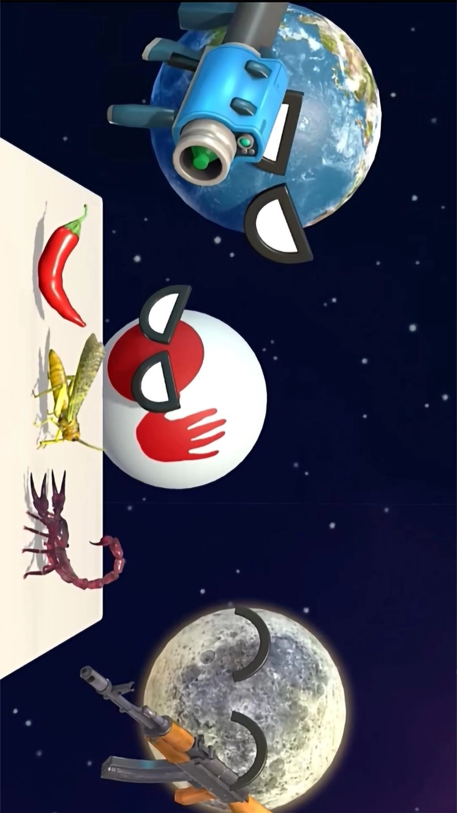 爆炸毁灭星球模拟(1)