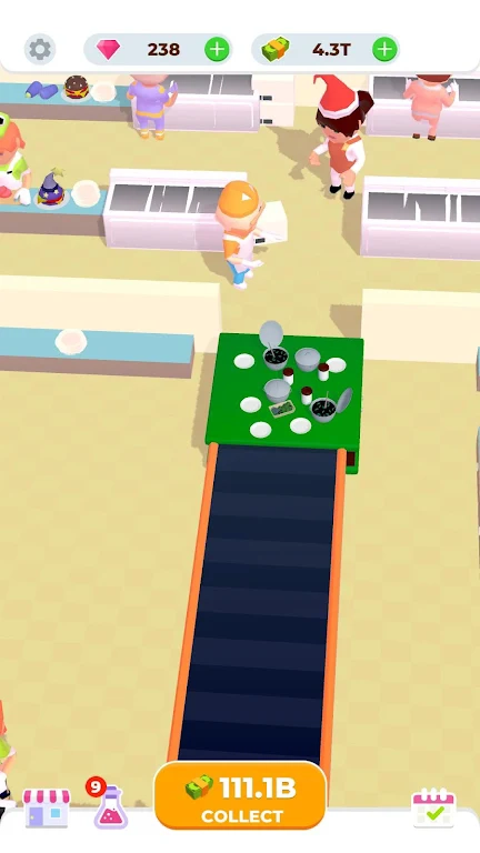 汉堡生产放置工厂(BurgerIncIdleFactoryGame)