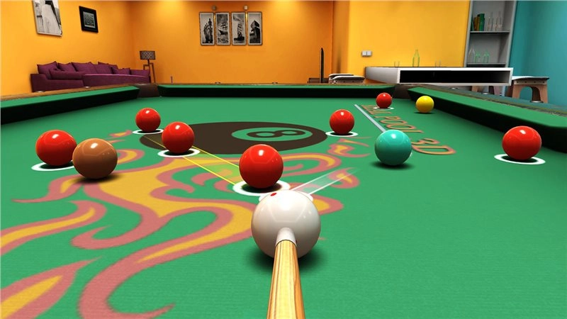 真实3D台球明星之路游戏1