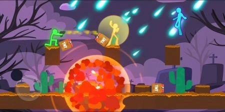 火柴人生存战斗（StickFighter）截图1