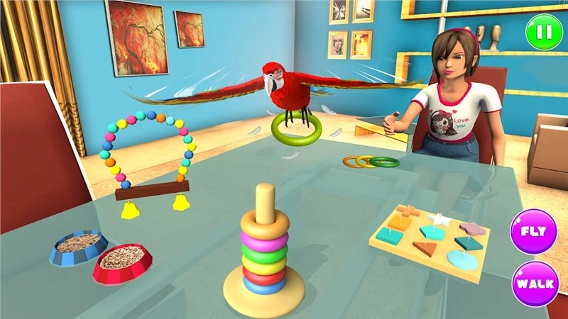 宠物鹦鹉家庭模拟器（MyPetParrotSimulator）图3