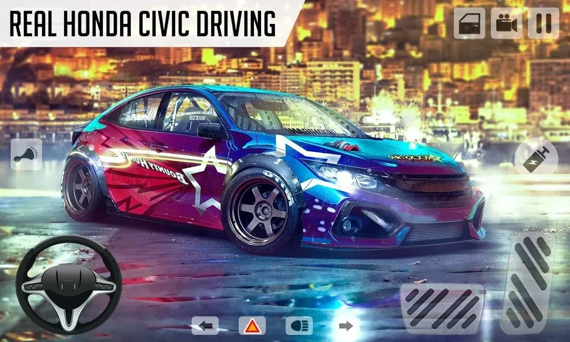 本田思域驾驶模拟器(DriftingandDrivingSimulatorHonda)(2)