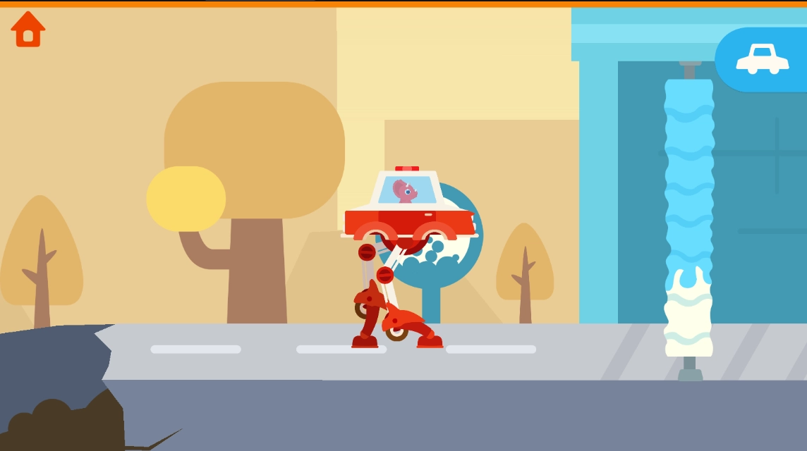 恐龙变形汽车游戏2