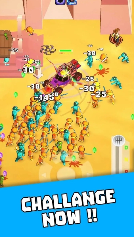 丧尸冲撞轮胎和火游戏