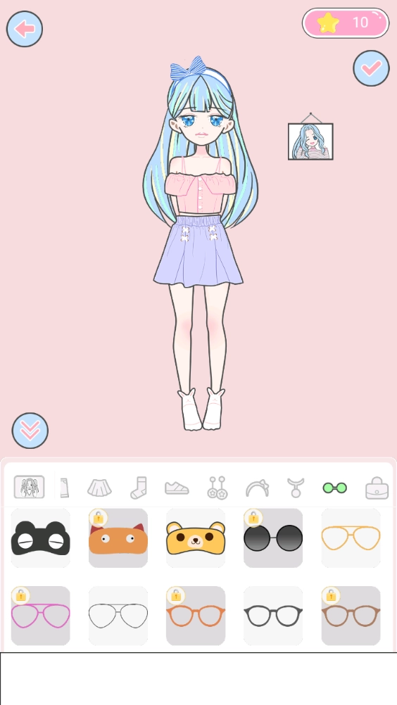 会化妆的时尚女孩图2