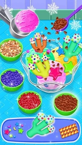 五彩冰淇淋制作商店图3