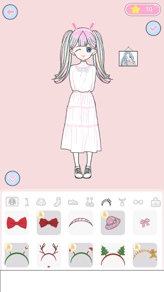 会化妆的时尚女孩图1