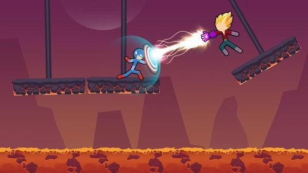 火柴人超级英雄格斗截图1