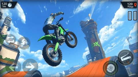 试骑摩托车疯狂特技(Trialbikemotomadstunts)图4