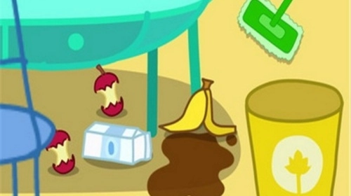 兔宝宝打扫教室