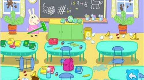 兔宝宝打扫教室