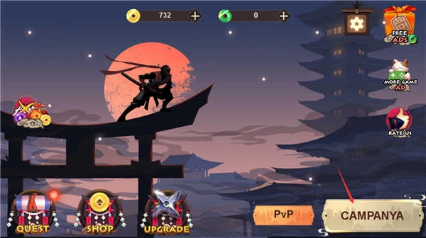 忍者战士2汉化版