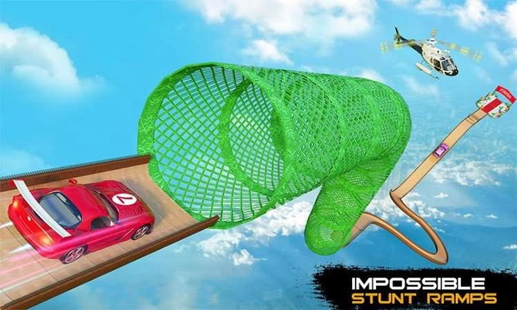 坡道特技汽车赛图1