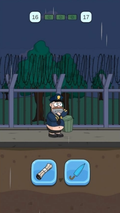 增加了逃跑姿势