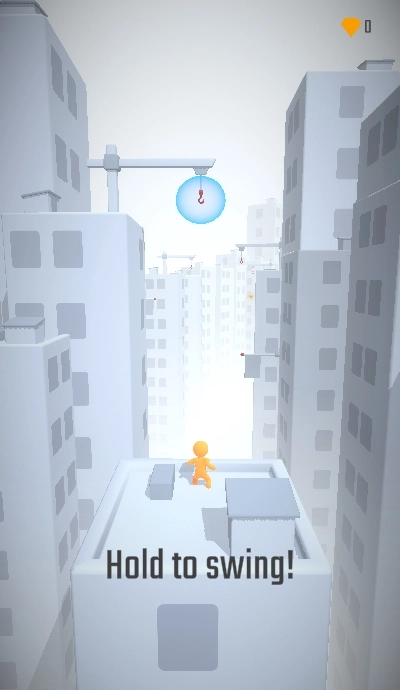 飞天绳索火柴人游戏