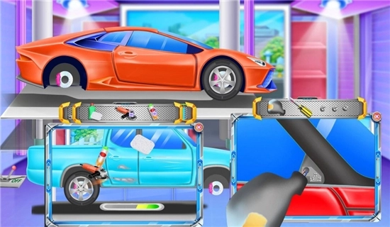 超级汽车清洗和维修(3)