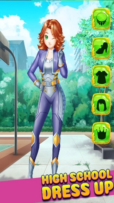 高校女生可爱装扮图1