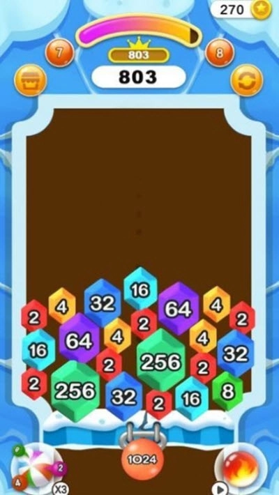 2048玩球球红包版图2