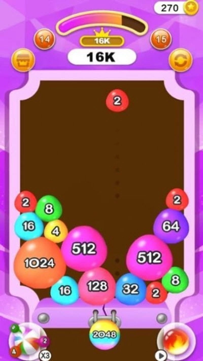 2048玩球球红包版图3