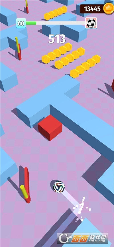 会跑酷的足球图1