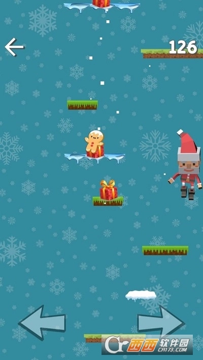 像素圣诞老人跳高高