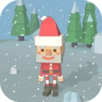 像素圣诞老人跳高高