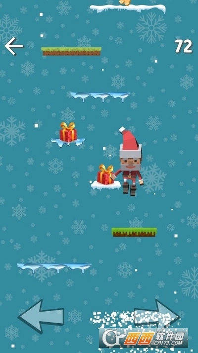 像素圣诞老人跳高高