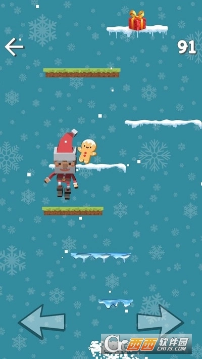 像素圣诞老人跳高高