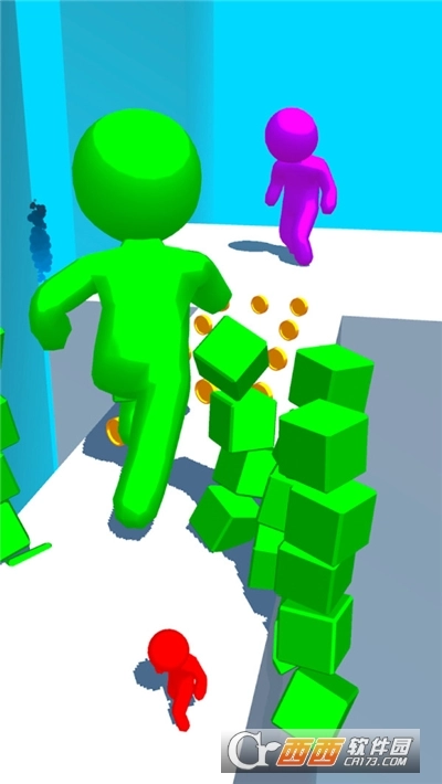 彩色人冲冲冲游戏图2