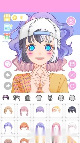 可爱的动漫女孩换装