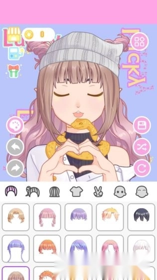 可爱的动漫女孩换装