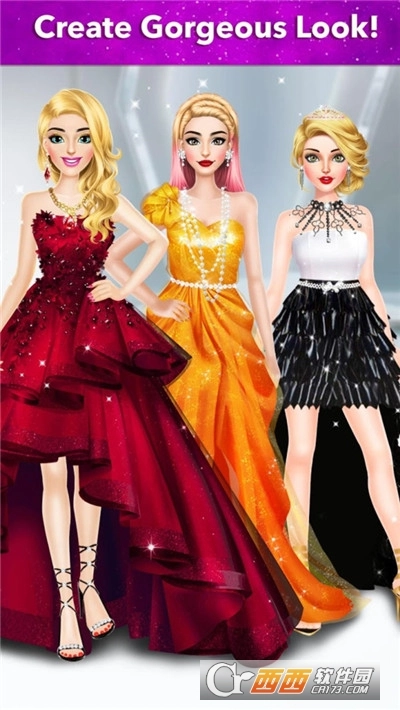 红地毯时尚女孩