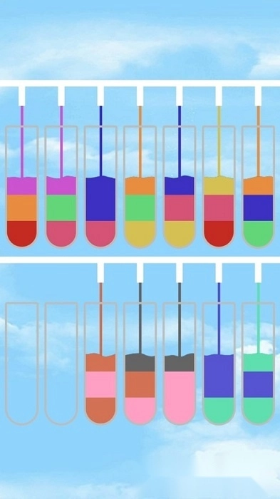 水排序拼图游戏