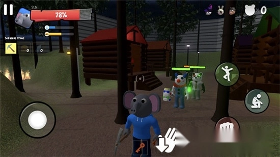 小猪大战警笛头图4