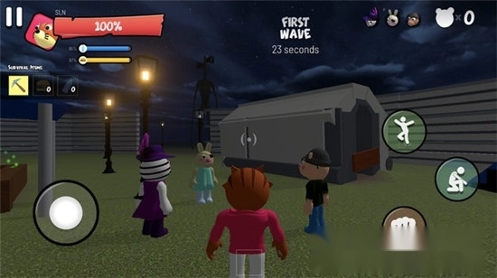 小猪大战警笛头图2