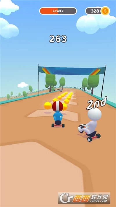 三轮车漂移竞赛