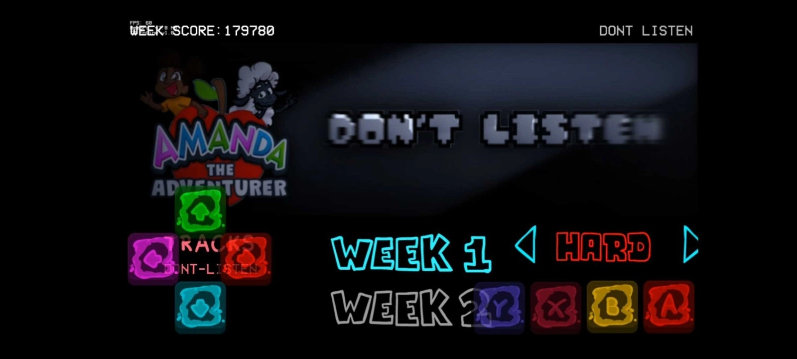 fnf爱冒险的阿曼达模组(3)