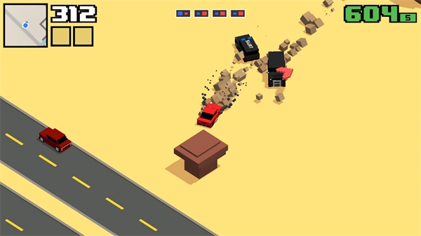 像素公路飙车2(1)