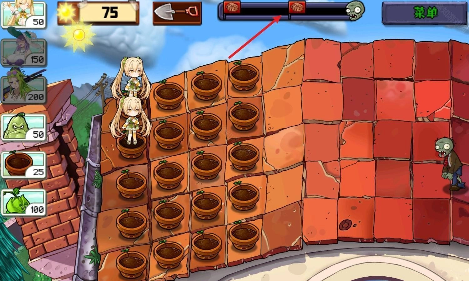 植物娘大战僵尸庄不纯