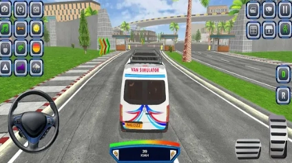 迪拜面包车驾驶游戏3D(DubaiVanDrivingVanGames3D)
