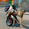街头摩托