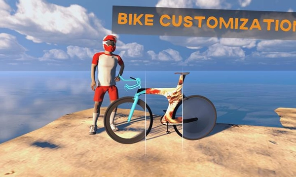 自行车极限骑手