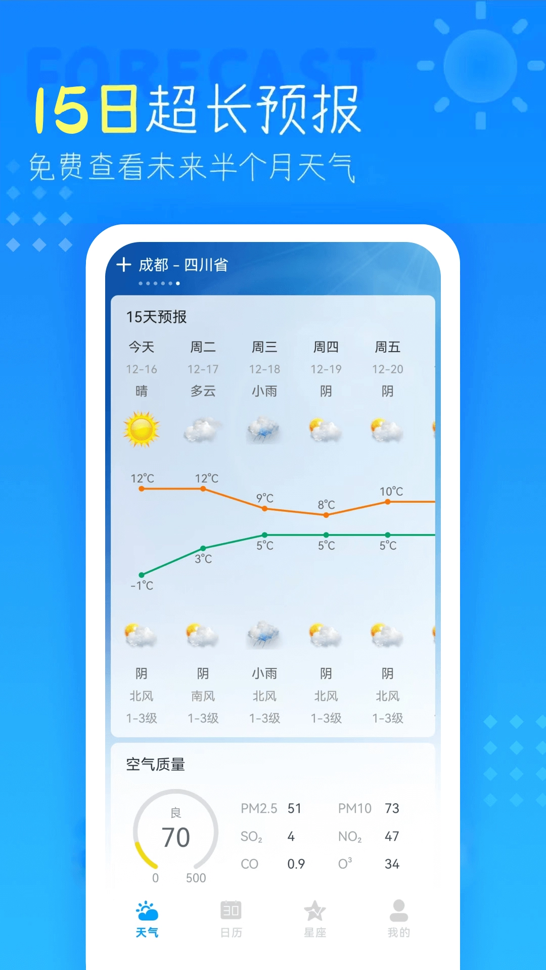 彩虹天气预报